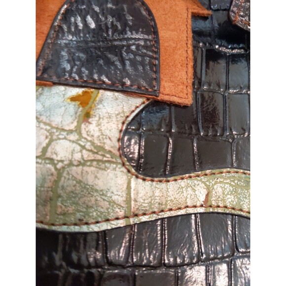 Leather Handbag Purse Dog Design Original By Sharif 1827 - Picture 13 of 13